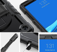 Etui do Lenovo Tab M10 Plus 10.3 TB-X606, Pancerne Ochronne, Czarne