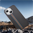 Etui do iPhone 14, Carbon Fiber MagSafe, czarne