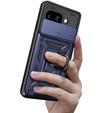 Etui pancerne do Google Pixel 9A, CamShield Slide, niebieskie