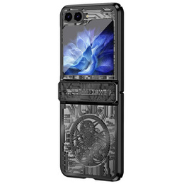 Etui do Samsung Galaxy Z Flip7 FE / Z Flip6, Mechanical Legend, czarne