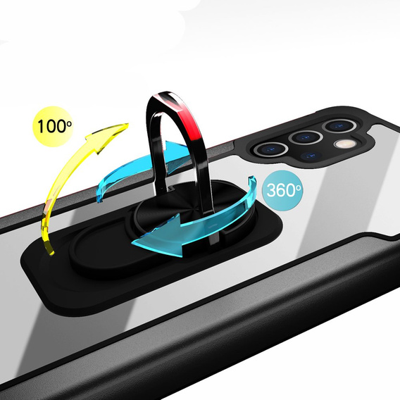 Etui Hybrid KickStand Ring do Samsung Galaxy A32 5G, Black