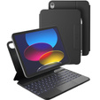 Etui z klawiaturą do iPad 11" 2025 A16 (11 gen.) / iPad 10.9" 2022 (10 gen.), Dexnor Magnetic Keyboard Touchpad, czarne