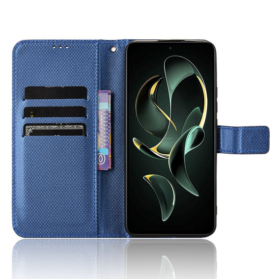 Etui z klapką do Xiaomi 13T / 13T Pro, Smart Magnet, niebieskie