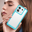 Etui do Xiaomi Redmi Note 13 Pro 5G, Fusion Hybrid, przezroczyste / niebieskie