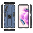 Etui do Xiaomi Redmi Note 12S 4G, Military kickstand, niebieskie