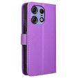 Etui z klapką do Motorola Edge 50 Pro, Wallet Smart Magnet, fioletowe