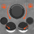 Wodoodporna obudowa ochronna do Apple AirTag – do roweru / wózka / deskorolki