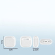 Etui Silicone na Słuchawki Apple Airpods 4, przezroczyste