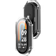2w1 Etui + Szkło Hartowane do Xiaomi Smart Band 10 / 9 / 8, Przezroczyste