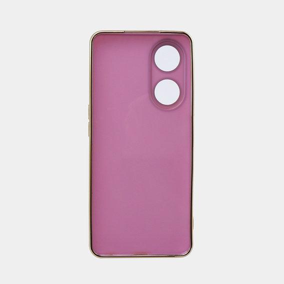 Etui do Oppo A98 5G, Glamour CamShield, fioletowe