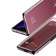 Etui do Samsung Galaxy Z Fold3 5G, Clear View, różowe rose gold