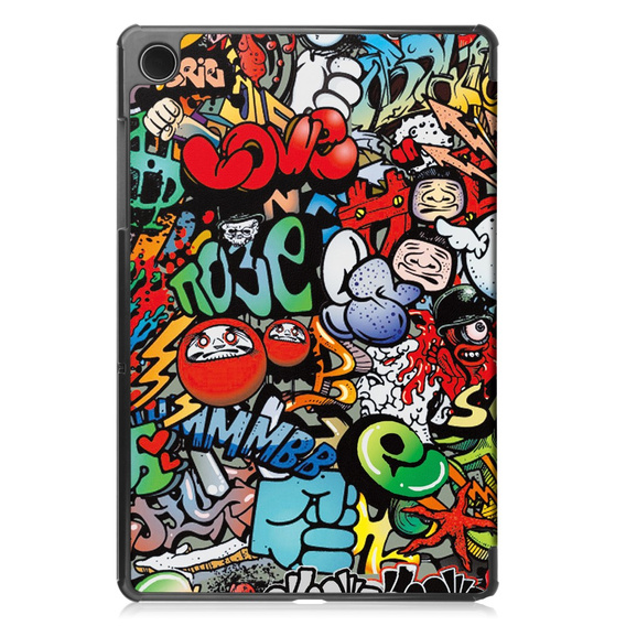 Etui do Samsung Galaxy Tab A9, Smartcase, graffiti