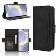 Etui z klapką do Samsung Galaxy S25 FE, Card Slot, czarne