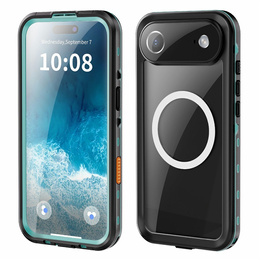 Etui Wodoodporne IP68 do iPhone Air, SHELLBOX MagSafe, niebieskie