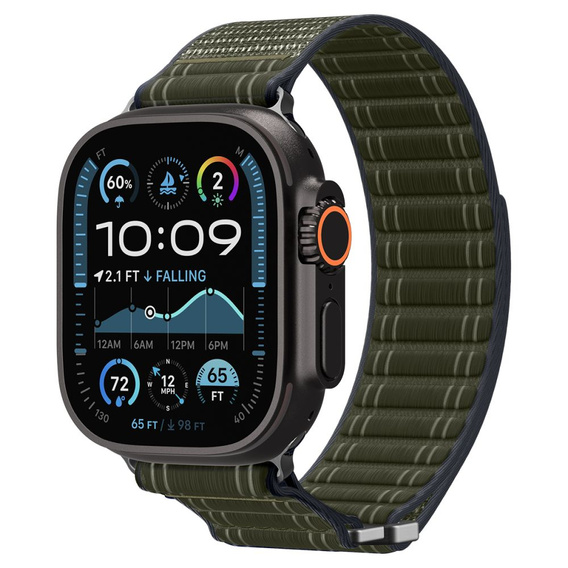 Pasek Spigen WBF0 Band do Apple Watch 8/9/10/11/SE/Ultra 1/2 (44/45/46/49 mm) – Green