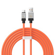 Baseus CoolPlay kabel USB-A USB-C 2 m 100 W - Pomarańczowy