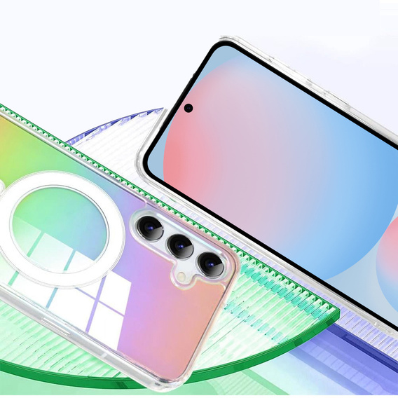 Etui do Samsung Galaxy A16 / A16 5G, Fusion Hybrid, do MagSafe, wielokolorowe + Szkło 9H na ekran