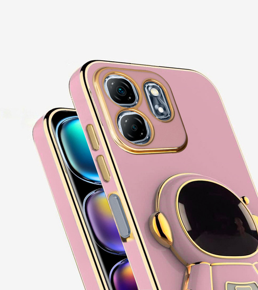 Etui do Infinix Hot 50i 4G, Astronaut, fioletowe