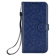 Etui z klapką do T Phone 3 5G, Wallet Rhombus, niebieskie