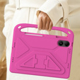 Etui dla dzieci do Xiaomi Redmi Pad Pro / Xiaomi Poco Pad, z uchwytem, różowe