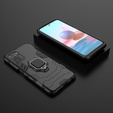Etui do Xiaomi Redmi Note 10/10S, Kickstand Ring, czarne