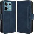 Etui z klapką do Xiaomi Redmi Note 13 Pro 5G, Card Slot, niebieskie