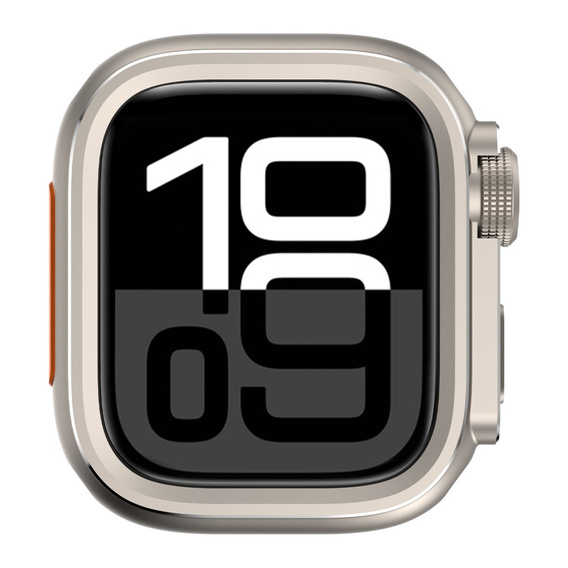 Etui aluminiowe do Apple Watch 10/11 46mm, tytanowe