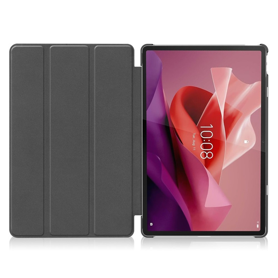 Etui do Lenovo Tab P12, Trójdzielne z miejscem na rysik, Szare