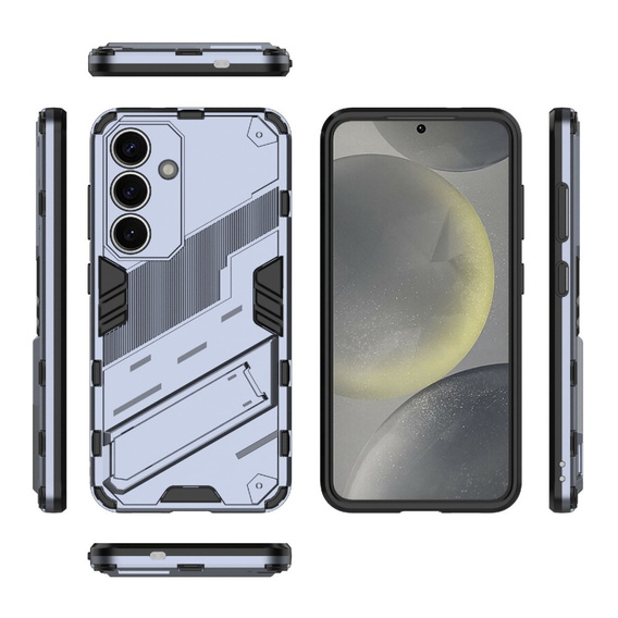 Etui do Samsung Galaxy A36 5G, Military kickstand, granatowe