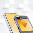 Etui do Samsung Galaxy Z Flip7 FE / Z Flip6, Fusion Hybrid, przezroczyste