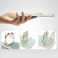 Etui do Xiaomi Redmi 13, Bunny, zielone