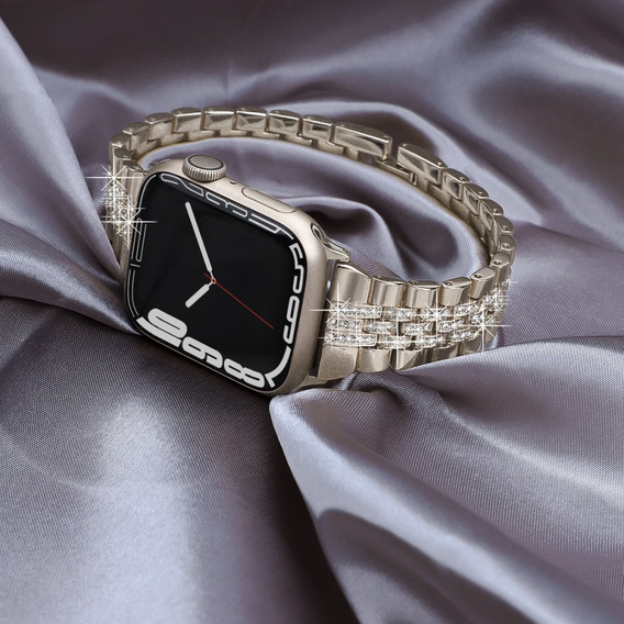 Bransoleta do Apple Watch 1/2/3/4/5/6/7/8/9/10/11/SE Ultra 1/2/3 42/44/45/46/49mm, Beżowa