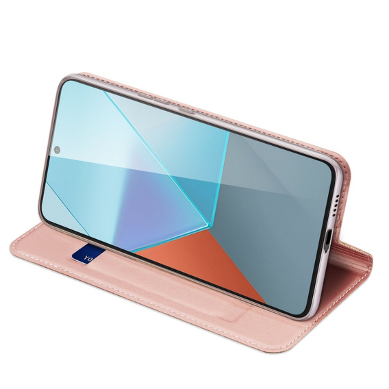 Etui Dux Ducis do Xiaomi Redmi Note 13 Pro 5G, Skinpro, różowe rose gold