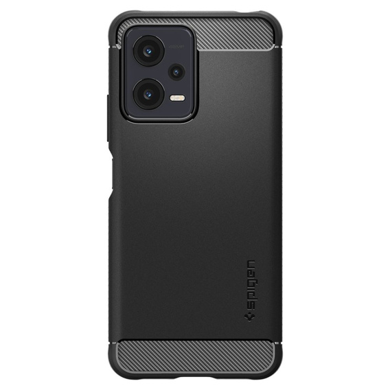 Etui Spigen do Redmi Note 12 5G / POCO X5 5G, Rugged Armor, czarne