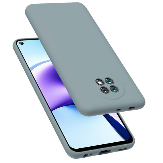 Etui do Xiaomi Redmi Note 9T 5G, Silicone Lite, lawendowo szare