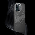 Etui do iPhone 15, Milky Way, szare