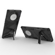 Etui do Honor Magic 5 Lite, Military kickstand, czarne