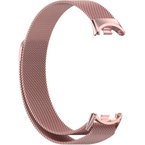 Pasek Bransoleta Milanese do Xiaomi Smart Band 10 / 9 / 8, Różowy