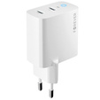 Forever Ładowarka Sieciowa 40W GaN 2x USB-C, biała