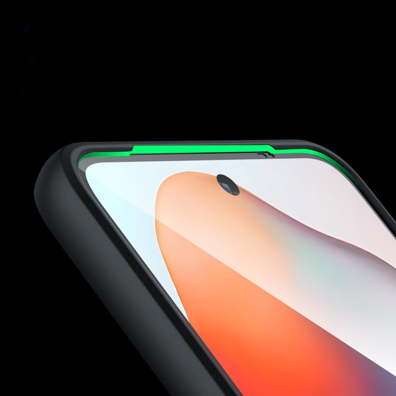 Etui do Motorola Moto G56 5G, z ochroną aparatu, przezroczyste z czarną ramką