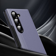 Etui z klapką do Samsung Z Fold6 5G, Smart View Wallet, lawendowe