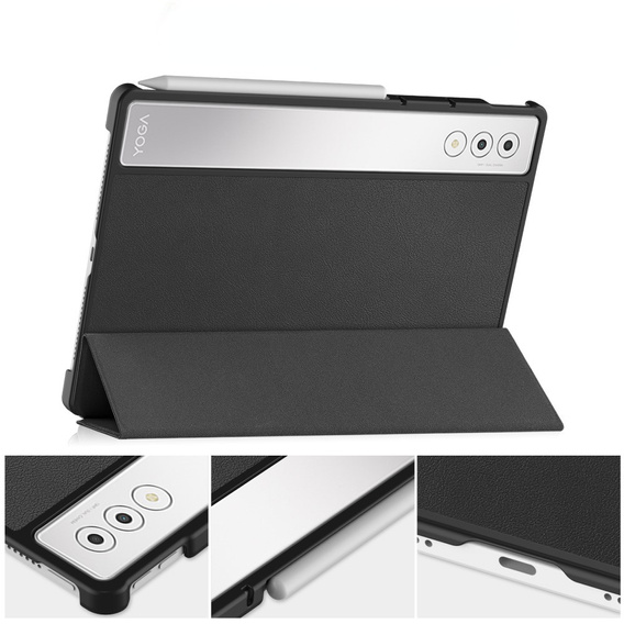 Etui do Lenovo Yoga Tab Plus 12,7", Smartcase, czarne