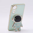 Etui do Oppo A78 4G, Astronaut, miętowe