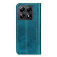 Etui do Xiaomi 14T, Wallet Litchi Leather, zielone