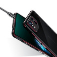 Etui do ASUS ROG Phone 8 Pro, Armor Bumper, z osłoną obiektywu, czarne / czerwone