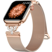 Bransoleta do Apple Watch 1/2/3/4/5/6/7/8/9/SE 38/40/41mm, Różowa rose gold