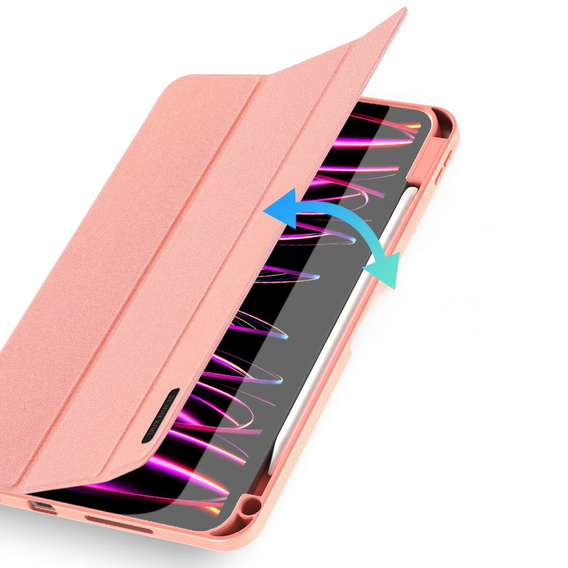 Etui do iPad Pro 13" 2024 (7 gen.), Dux Ducis Domo, różowe