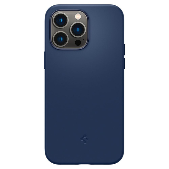 Etui Spigen do iPhone 14 Pro, Silicone Fit MagSafe, Navy Blue