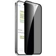 2x Szkło Hartowane prywatyzujące do iPhone 14 Pro Max, ERBORD 9H Easy App Anti-Peep