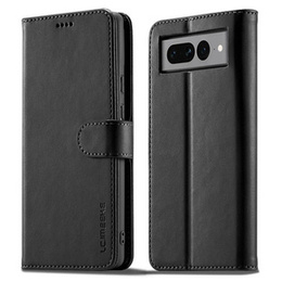 Etui z klapką do Google Pixel 7 Pro 5G, LC.IMEEKE, czarne